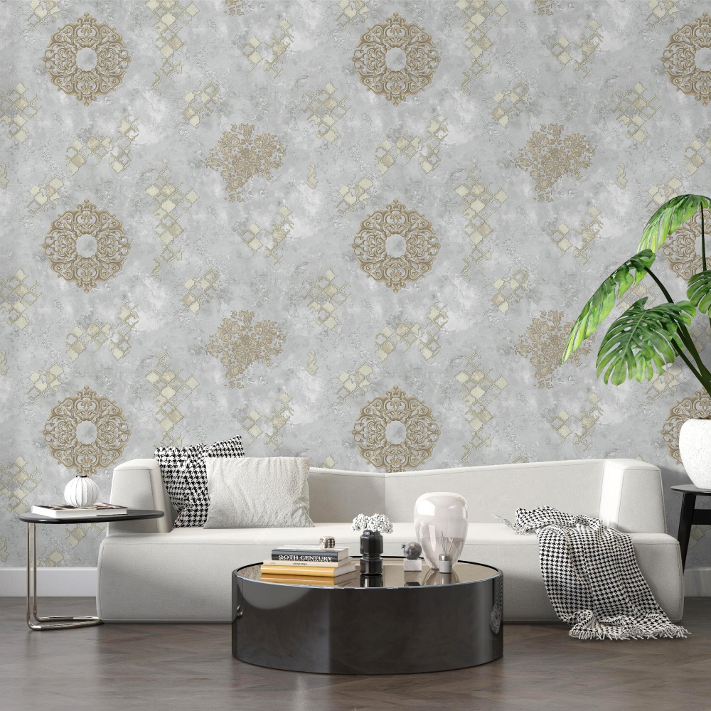 Vintage PVC-behang K0337