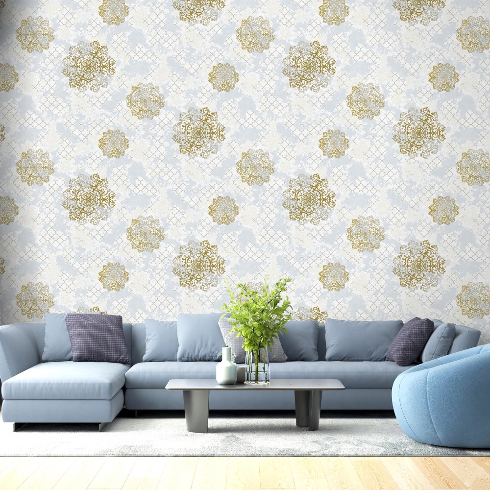 Vintage PVC-behang K0342