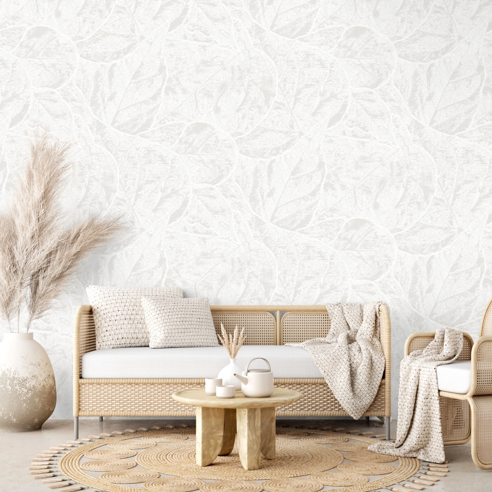Naturel PVC-behang K0403