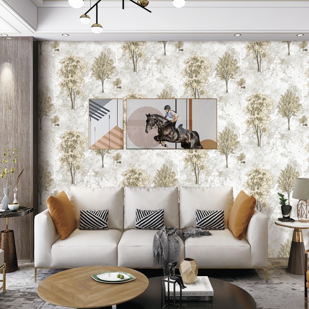 Naturel PVC-behang K0406