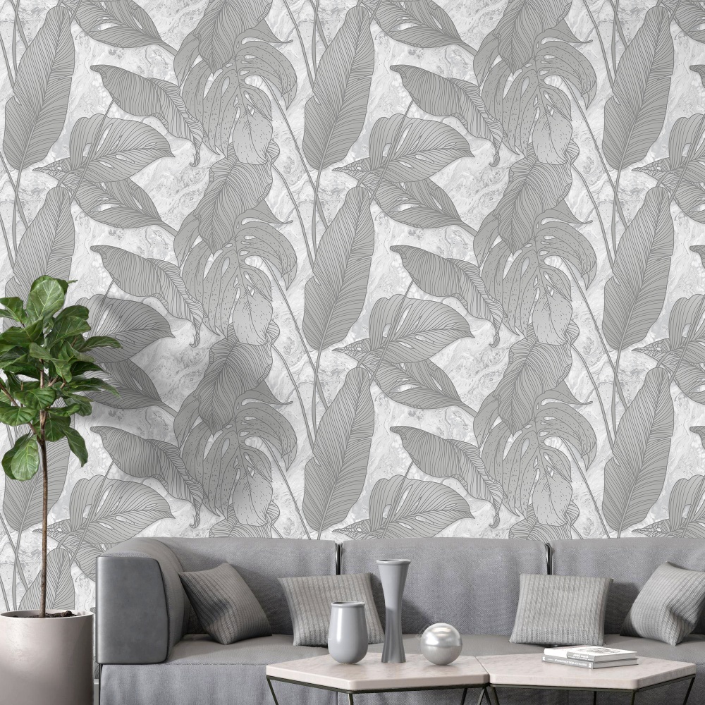 Naturel PVC-behang K0413