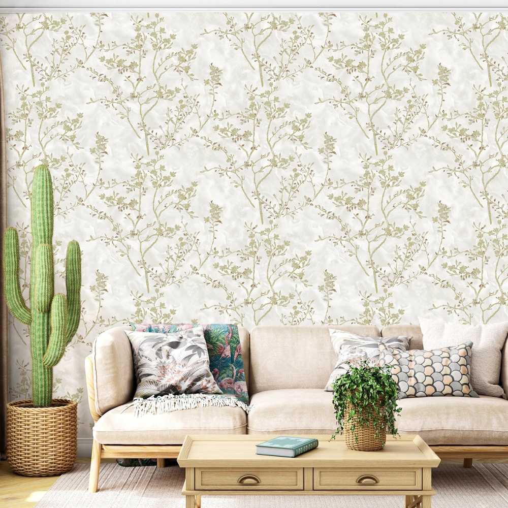 Naturel PVC-behang K0415